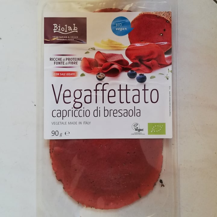 photo of Biolab Vegaffettato Capriccio Di Bresaola shared by @omsohum on  15 Oct 2020 - review