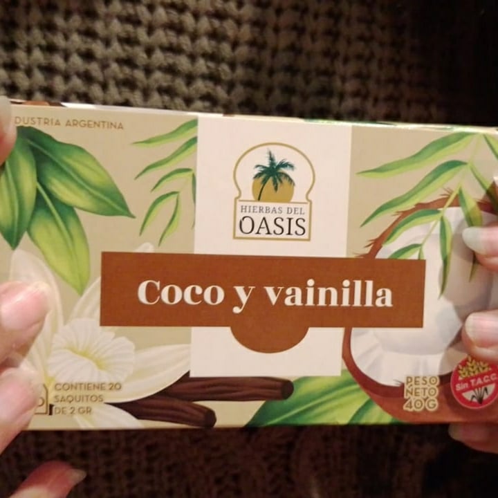 photo of Hierbas del oasis Té de coco y vainilla shared by @aguromeo on  11 Sep 2021 - review