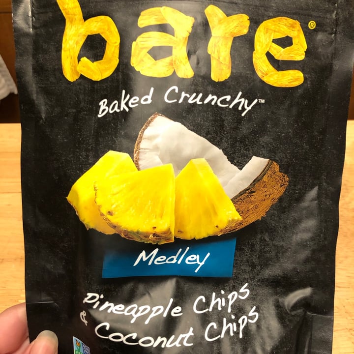 Bare Snacks Baked crunchy pineapple chips and coconut chips Review