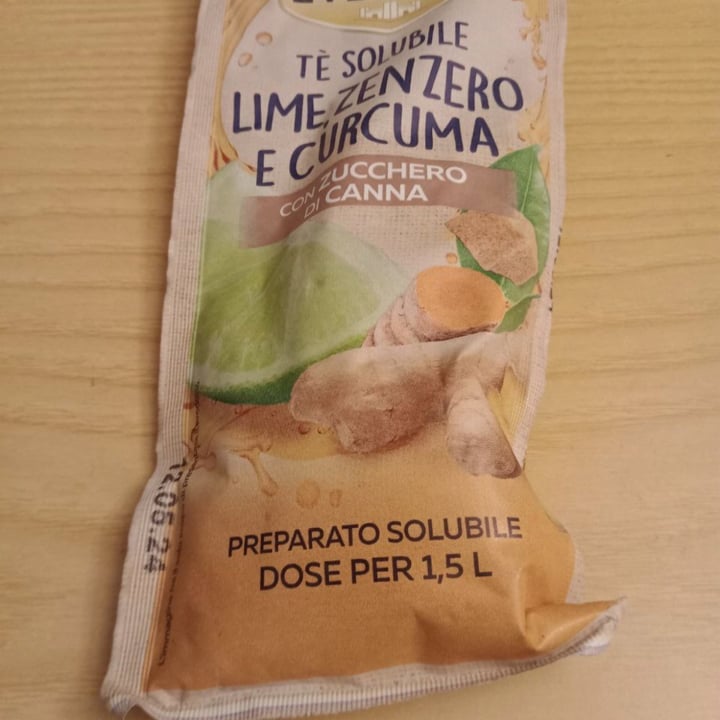 photo of Everton Tè Solubile Lime Zenzero e Curcuma shared by @giadamezzanotte on  06 Jun 2022 - review