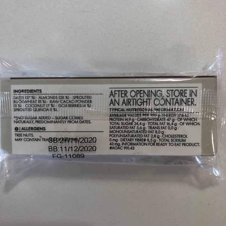 review photo of Woolworths Food Cacao & Goji Activated Date Bites shared by @marissageorge on 11 Nov 2020 - review
