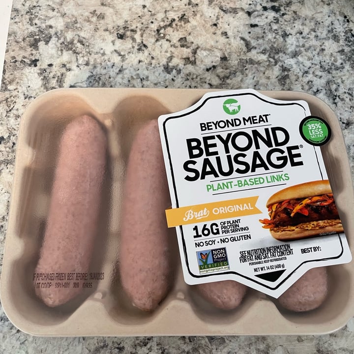photo of Beyond Meat Beyond Sausage Brat Original  shared by @crica on  07 May 2022 - review