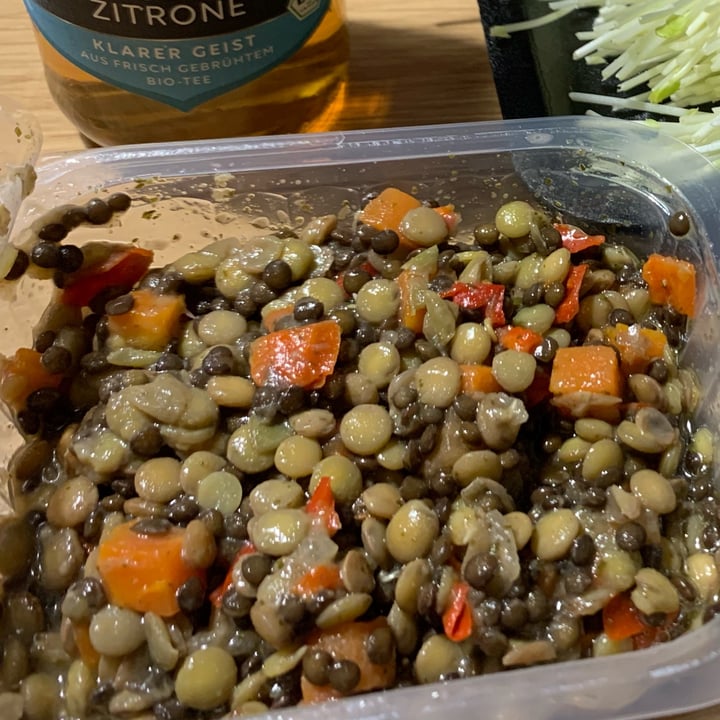 review photo of Pur Bio-Manufaktur Linsensalat shared by @tizianavegana on 15 May 2022 - review