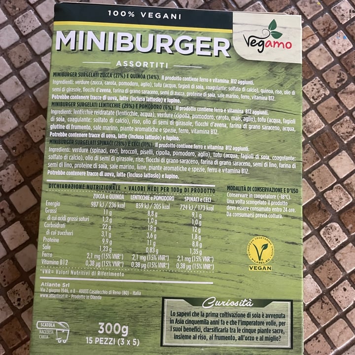 photo of Vegamo Mini burger shared by @ariannac01 on  12 Jul 2022 - review