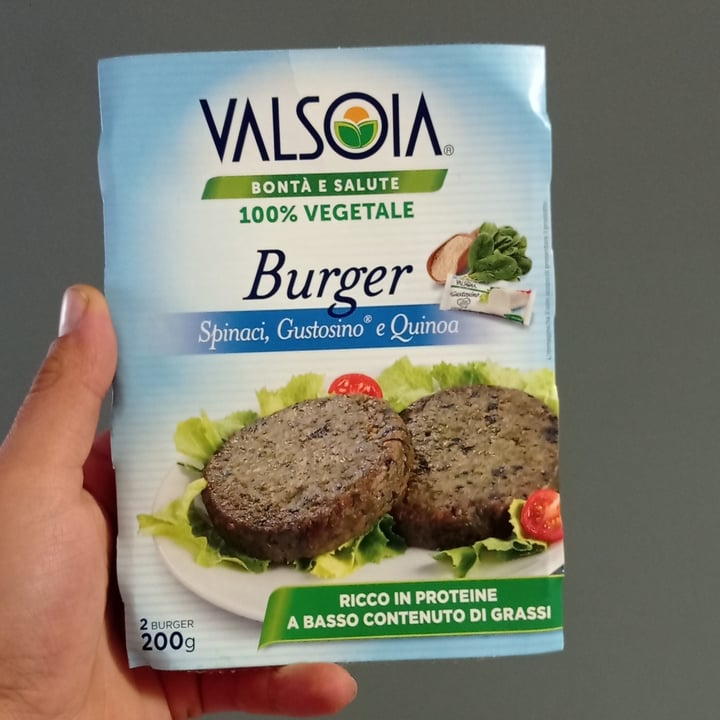 review photo of Valsoia Burger spinaci, gustosino e quinoa shared by @p0 on 13 Oct 2021 - review