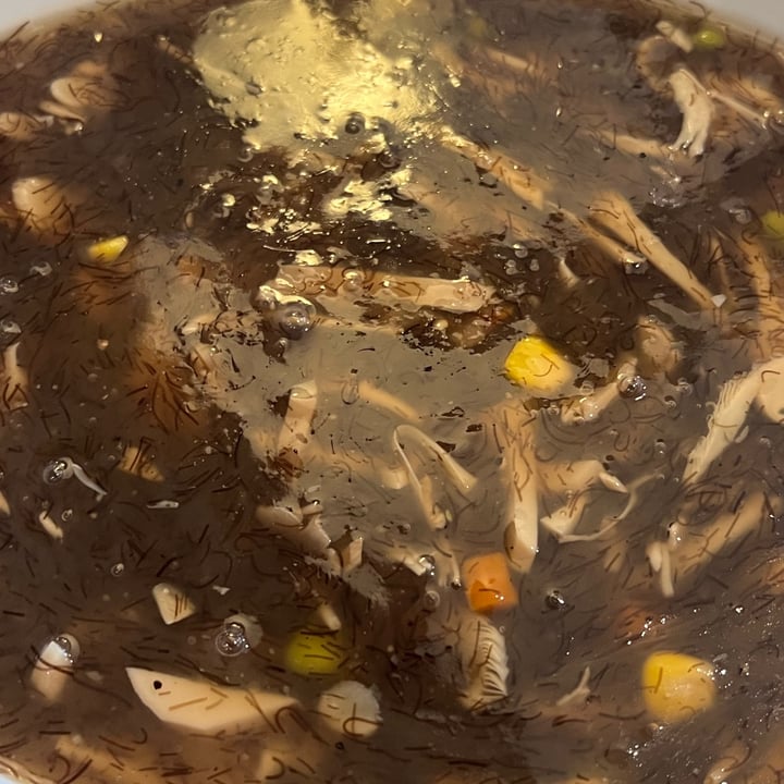 photo of Buffet Chay Cỏ Nội black moss and mushroom soup shared by @cave-tranquil on  14 Apr 2022 - review