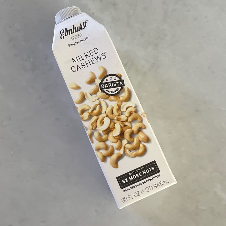 photo of Elmhurst 1925 Milked Cashews Barista Approved shared by @thematharukitchen on  13 Jan 2022 - review