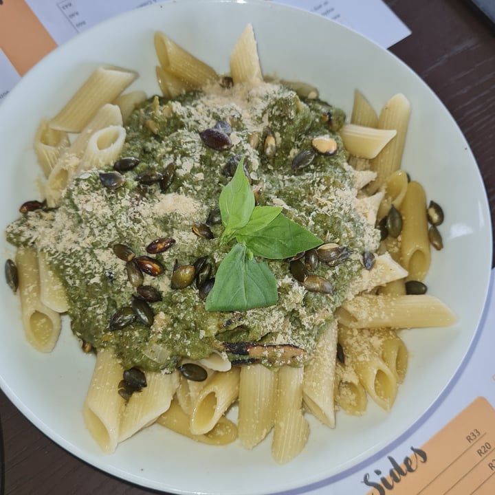 photo of Asher's Corner Cafe @ Ashers Farm Sanctuary The Creamy Italian Pasta shared by @vegankitchensa on  08 Jan 2022 - review