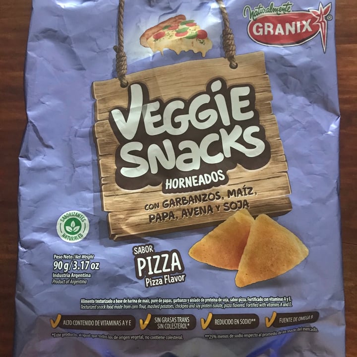 photo of Granix Veggie Snacks sabor Pizza shared by @aluhcibag84 on  10 Nov 2020 - review