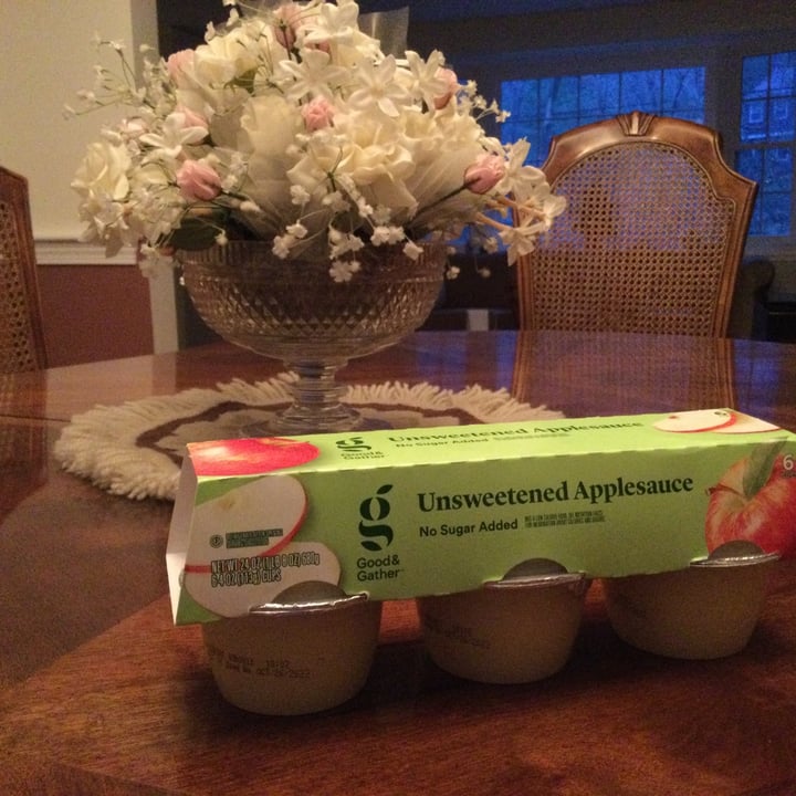 photo of Good & Gather Unsweetened apple sauce shared by @jayceemonterio on  31 Dec 2020 - review