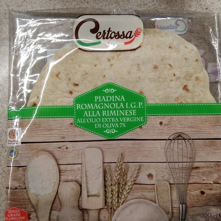 photo of Certossa Piadina Romagnola i.g.p Alla Riminese shared by @paolavegan on  27 Apr 2022 - review