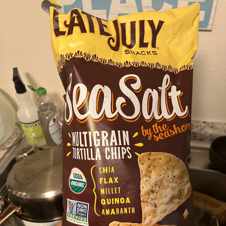 photo of Late July Snacks Multigrain Tortilla Chips: Sea Salt shared by @jomt on  29 Jul 2022 - review