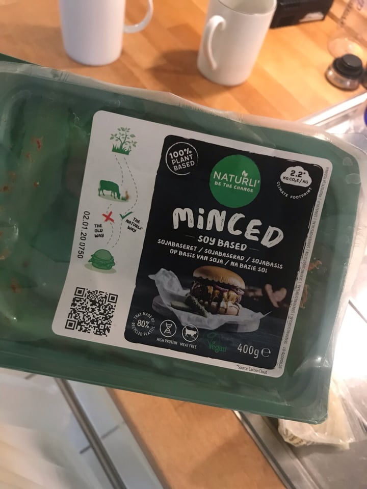 photo of Naturli' Minced shared by @andrebay on  29 Jan 2020 - review
