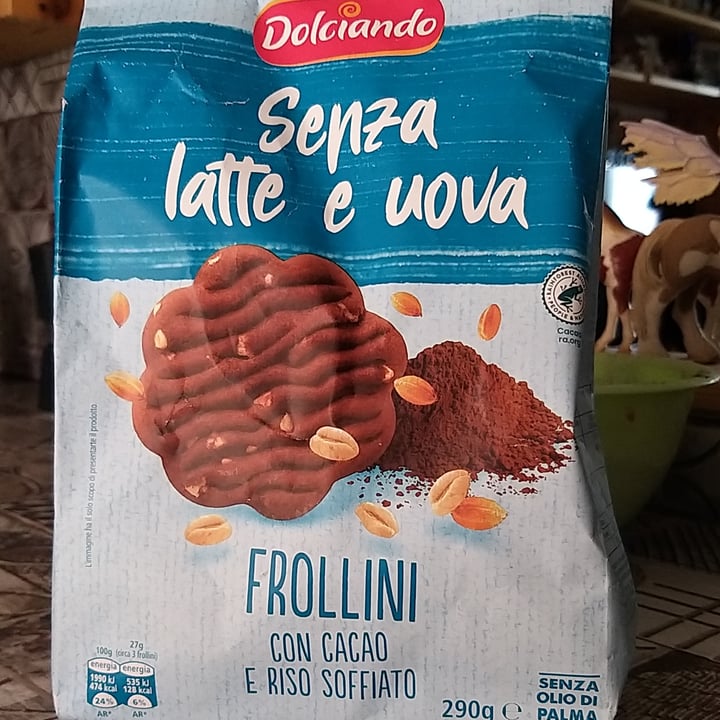 photo of Dolciando Frollìni con gocce di cioccolato fondente  shared by @robiarpi65 on  29 Jul 2022 - review
