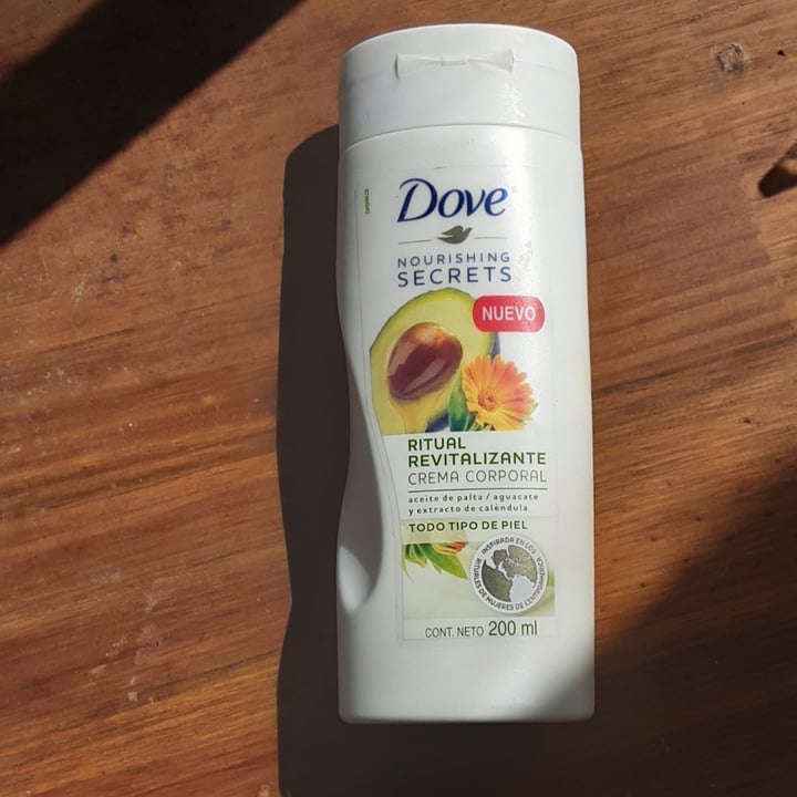 photo of Dove Nourishing Secrets Aceite De Palta Y Extracto De Caléndula shared by @veganrules on  17 Dec 2020 - review