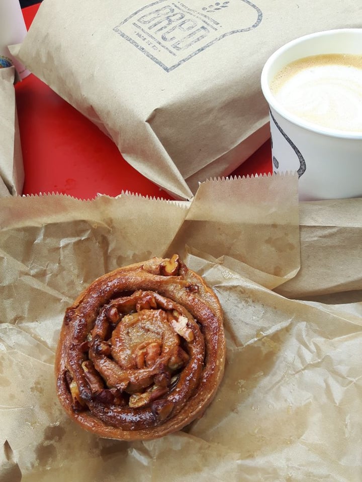 review photo of BReD - Organic Sourdough Pecan cinnamon bun shared by @ajonvi on 02 Jul 2019 - review