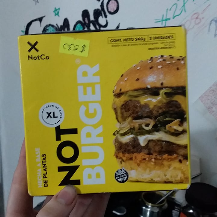 photo of NotCo Not Burger XL shared by @mosalasmanaraminaret on  05 Oct 2021 - review
