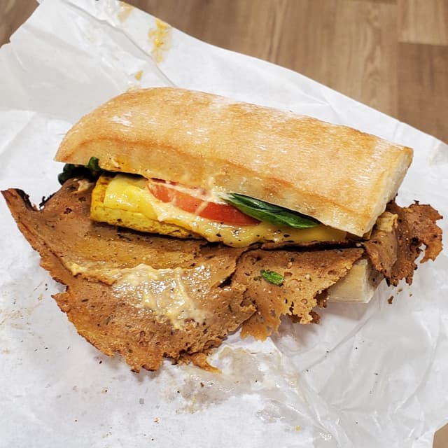 Photo of the dish “#4 Steak, Egg & Cheese Breakfast Sandwich”