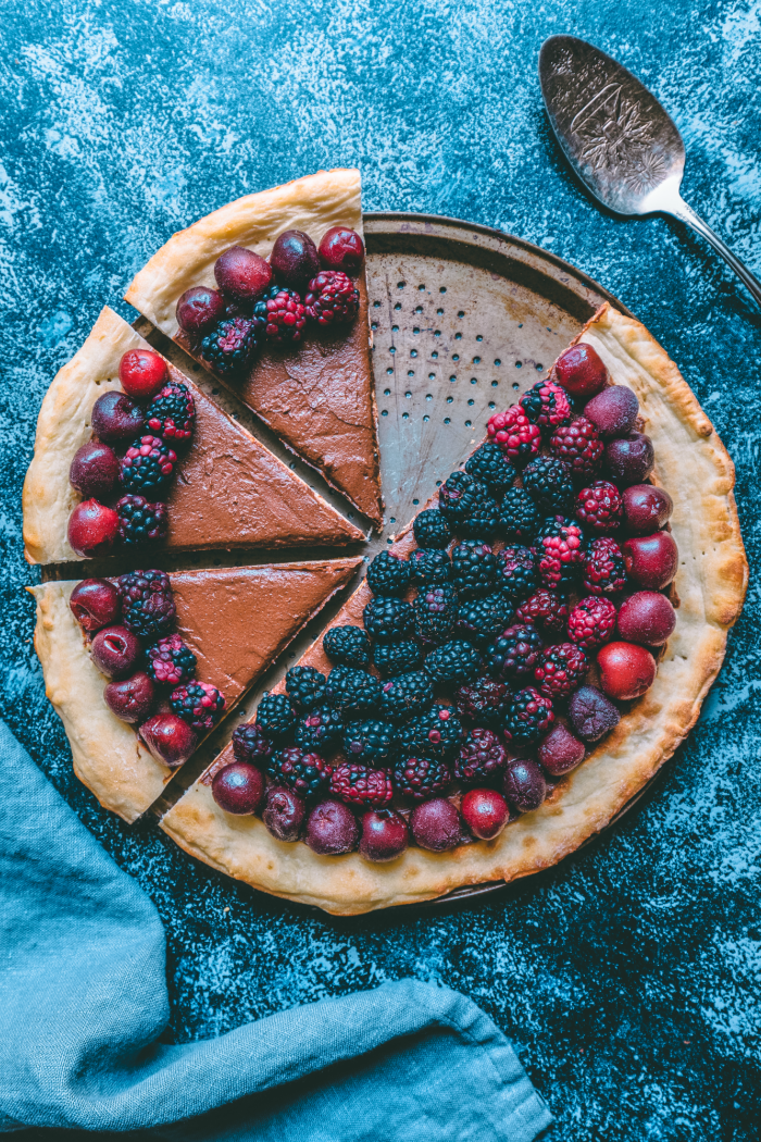 Avocado Chocolate Pizza