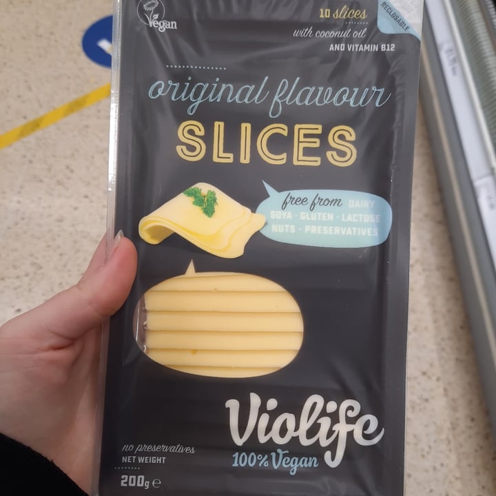 photo of Violife Original Flavor Cheese Slices shared by @wildfl0wer on  15 Jul 2020 - review