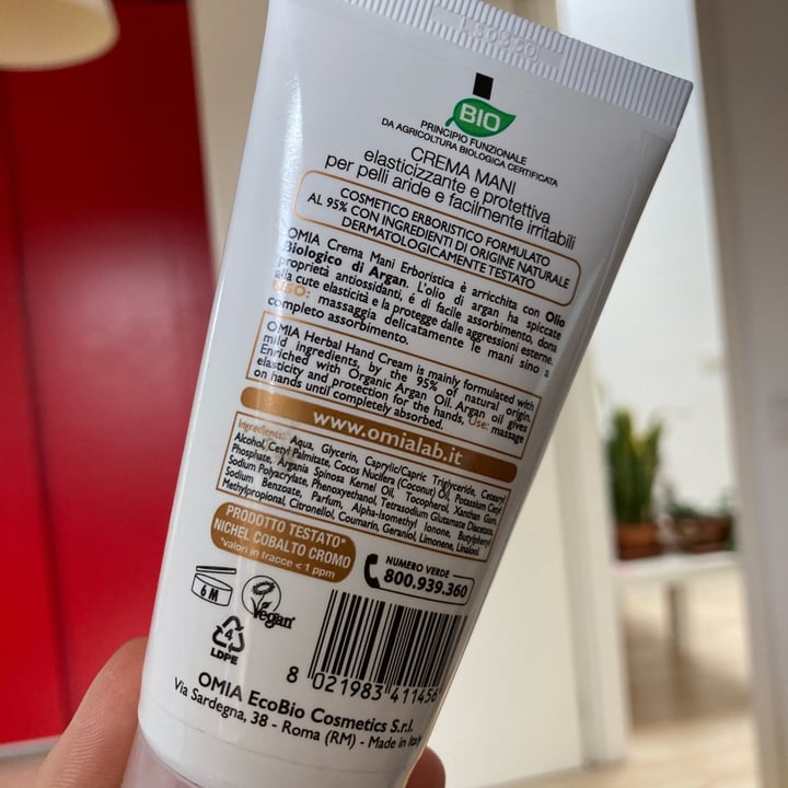 review photo of Omia Crema mani biologica olio di argan shared by @babinskij on 04 Apr 2022 - review