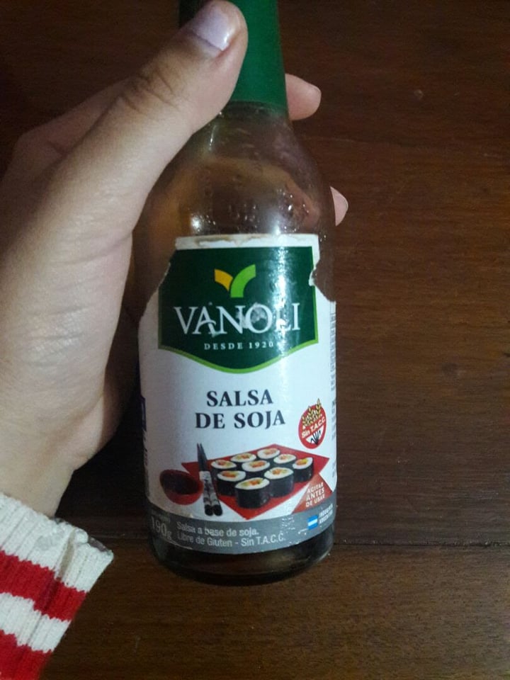 photo of Vanoli Salsa de Soja shared by @veggimimi on  11 Apr 2020 - review