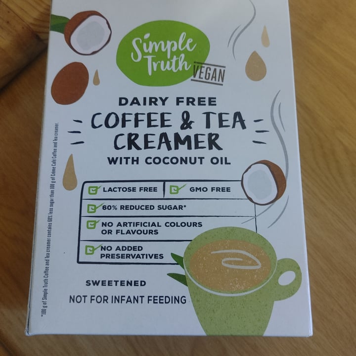 photo of Simple Truth coffee and tea creamer shared by @antionnette on  08 Nov 2022 - review