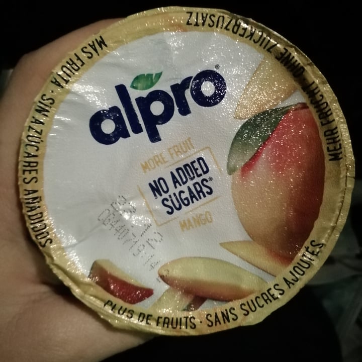 photo of Alpro Mango Yogurt (No Added Sugars) shared by @yue6 on  13 Dec 2021 - review