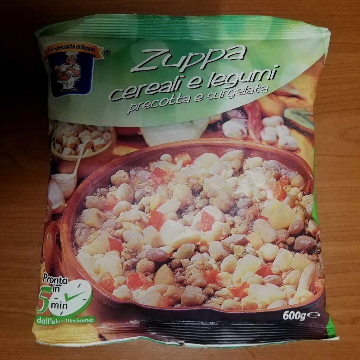 zuppa con legumi e cereali