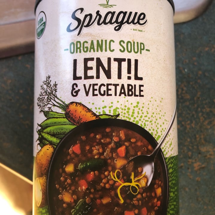 photo of Sprague  Organic Lentil Soup shared by @togoam on  26 Apr 2022 - review