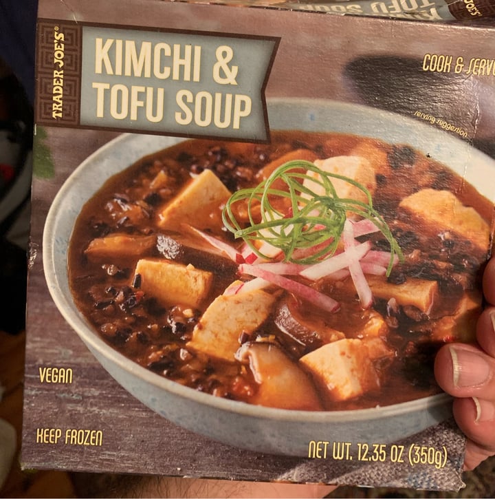 photo of Trader Joe's Kimchi & Tofu Soup shared by @dansvatek on  12 Nov 2022 - review