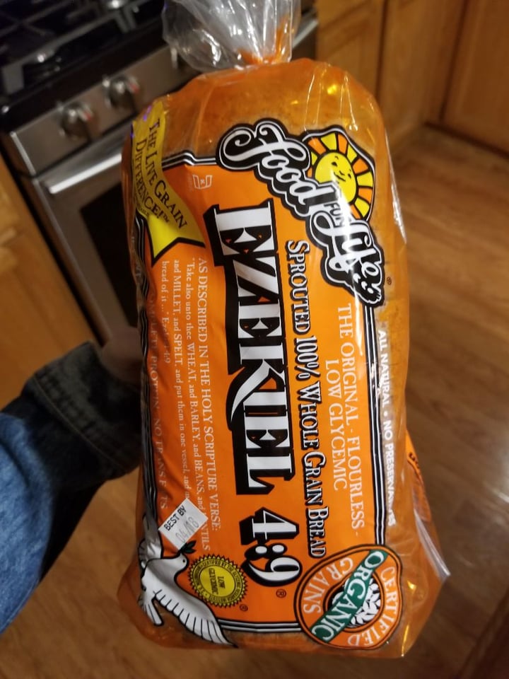 photo of Ezekiel Ezekiel sprouted whole grain bread shared by @lizmaselli on  15 Apr 2019 - review