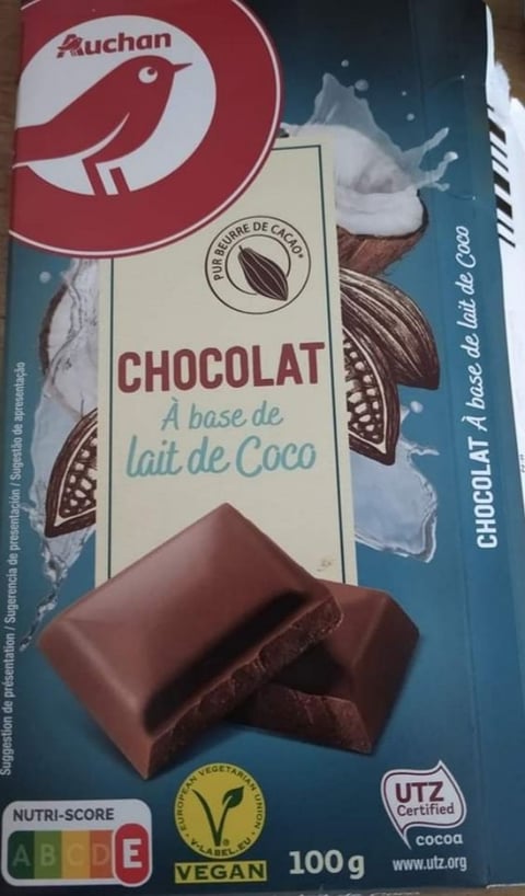 Auchan Chocolat au lait de coco Reviews | abillion