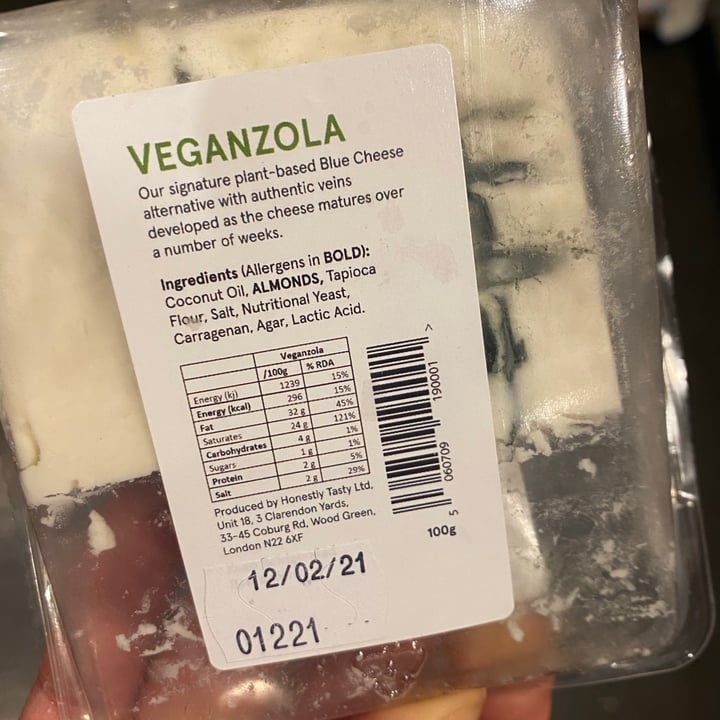 photo of Honestly Tasty Veganzola shared by @finalpeter on  13 Feb 2021 - review
