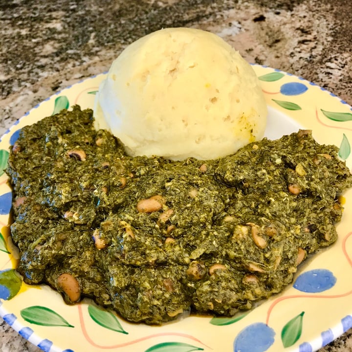 photo of AKADI PDX Cassava Leaves with Beans shared by @pdxveg on  27 Aug 2020 - review