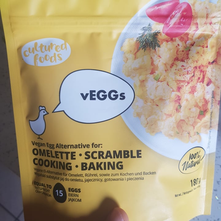 photo of Cultured Foods Vegan Egg Alternative For Omelette, Scramble, Cooking, Baking shared by @l84witch on  04 Sep 2022 - review