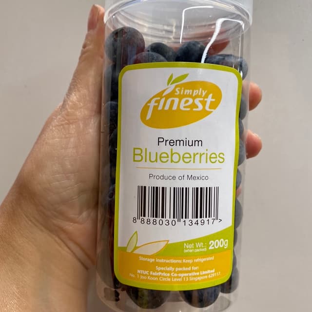 Fairprice Finest Ntuc Fairprice Joo Chiat Premium Blueberries From