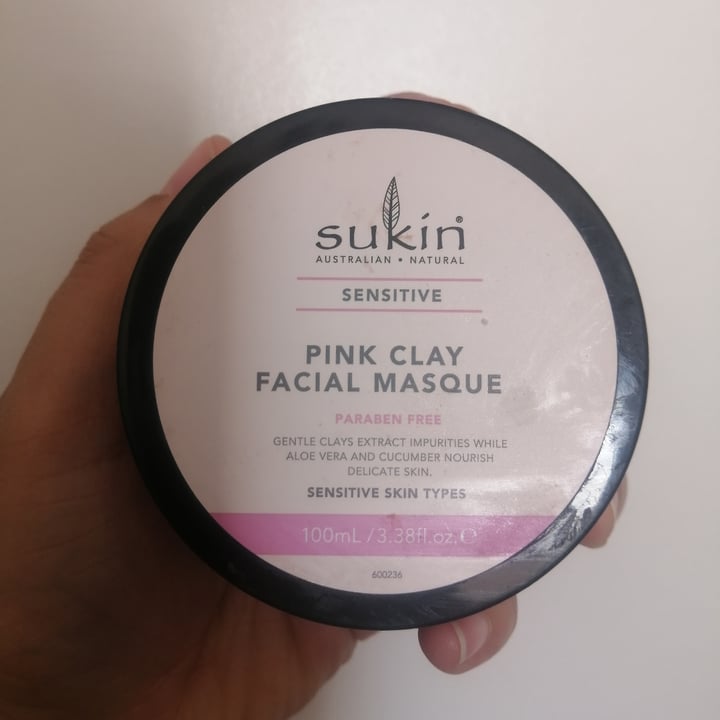 photo of Sukin Pink clay masque shared by @veganstonergirl on  23 Aug 2021 - review