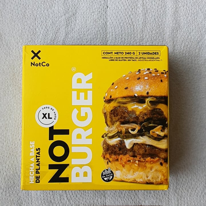 photo of NotCo Not Burger XL shared by @mrpotato on  15 Jan 2021 - review