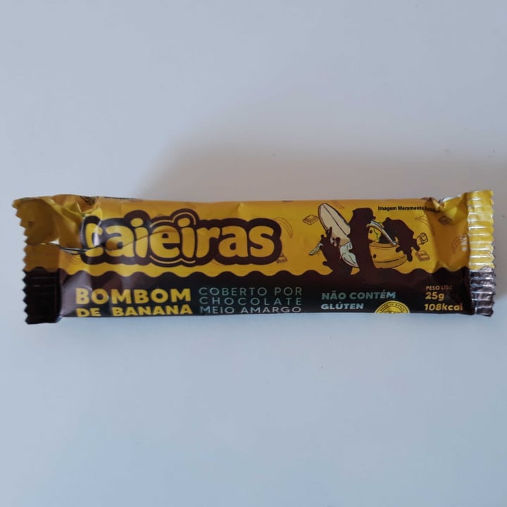 review photo of Bombom Bombom de Banana coberto por chocolate meio amargo shared by @mslinda on 10 May 2022 - review