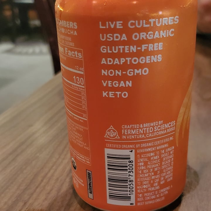 review photo of Flying embers Orange Passion Mimosa Hard Kombucha shared by @lucyfoxx on 18 Oct 2022 - review