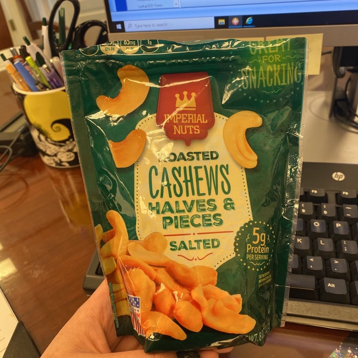 review photo of Imperial Nuts Roasted Cashews Halves And Pieces Salted shared by @mitneytunae on 21 May 2021 - review