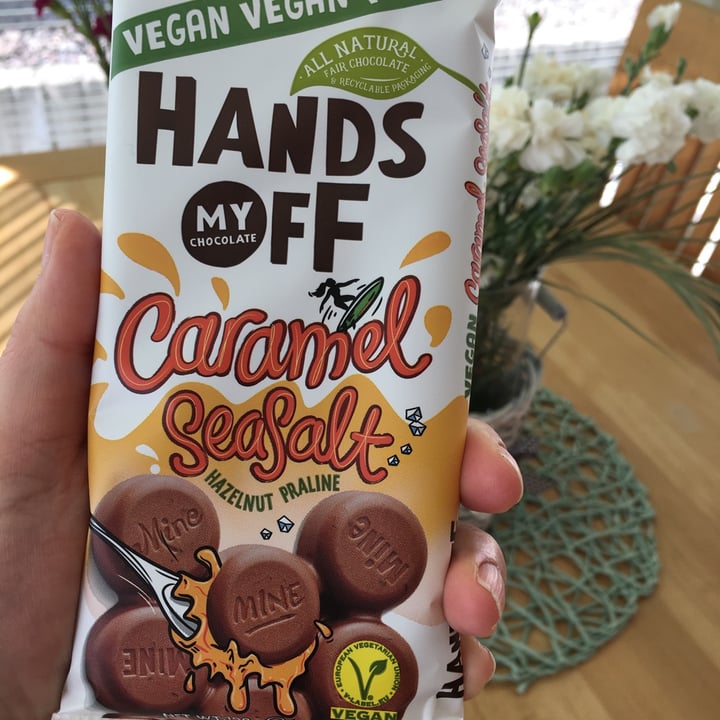 photo of Hands Off My Chocolate Caramel Seasalt Hazelnut Praline shared by @egregora on  22 May 2022 - review