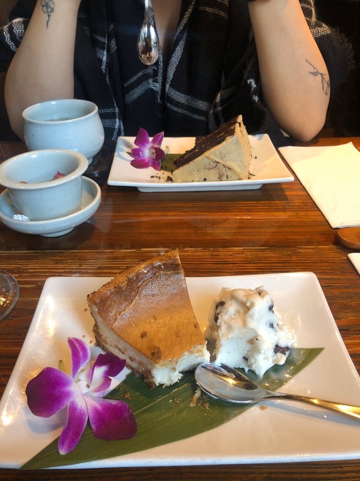 photo of Franchia Vegan Cafe Soy Cheese Cake with Soy Ice Cream shared by @lalalarissa on  04 Mar 2020 - review