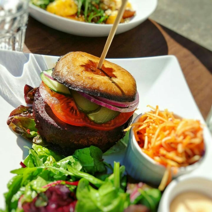 photo of Sova Vegan Butcher Chia burger, gf option shared by @vagrantvegan on  30 Oct 2018 - review