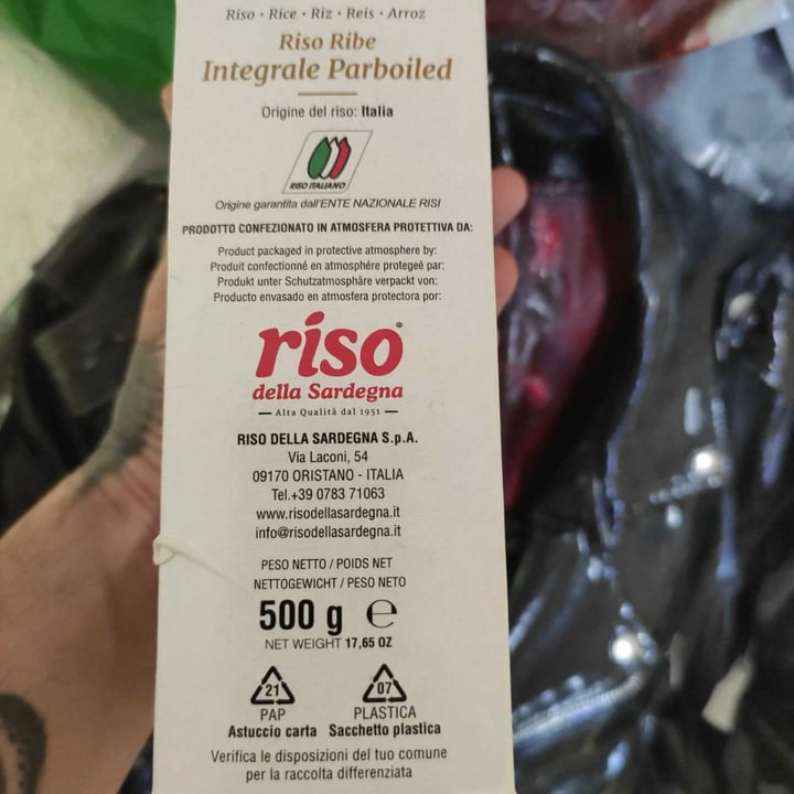 review photo of Riso di Sardegna riso ribe parboiled integrale shared by @gianlucagiuseppe on 05 Jul 2022 - review