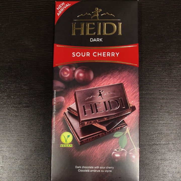 photo of Heidi Sour Cherry Dark Chocolate shared by @nrl on  29 Nov 2021 - review