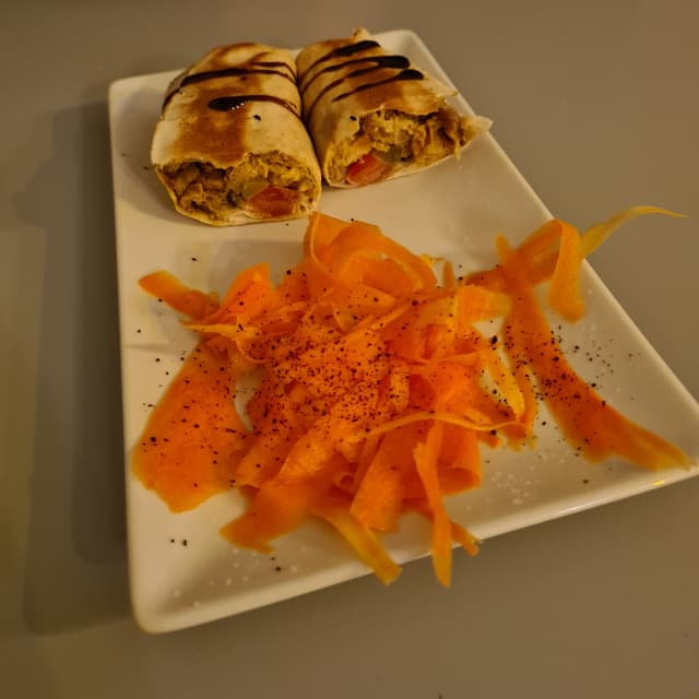 Foto do prato “Tarta de chocolate y mantequilla de cacahuete”
