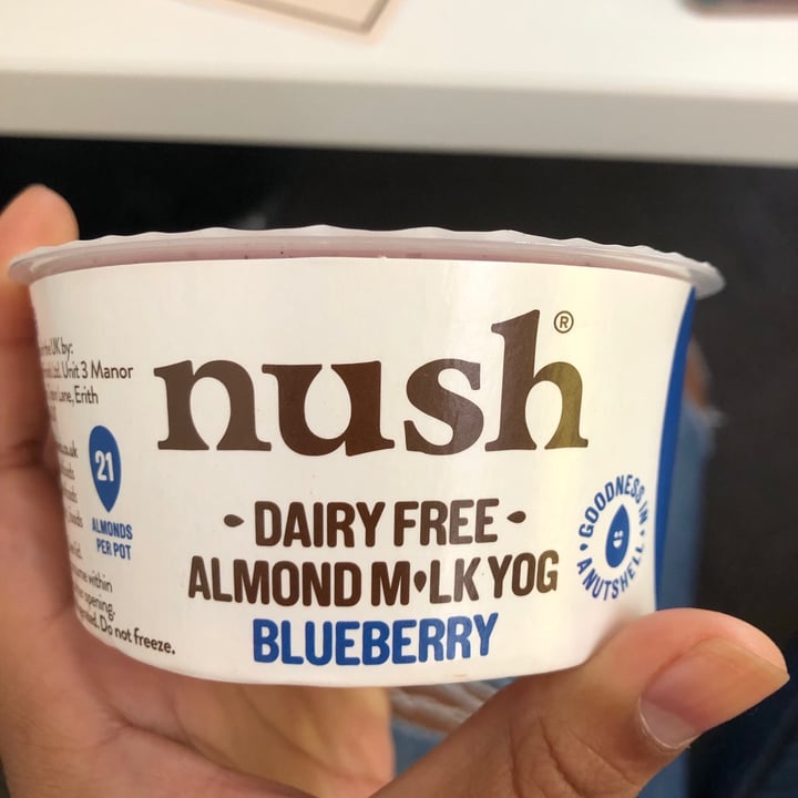 photo of Nush Almond Milk Yog Blueberry shared by @nathz on  30 May 2020 - review