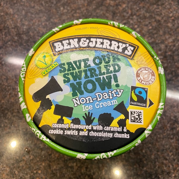 photo of Ben & Jerry's Save Our Swirled Now! Non-Dairy Ice Cream shared by @yourlocalvegan on  22 Feb 2022 - review